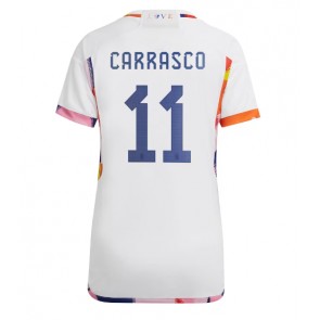 Belgium Yannick Carrasco #11 Replica Away Stadium Shirt for Women World Cup 2022 Short Sleeve